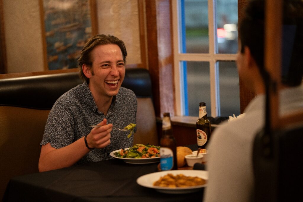 A warm evening at Pasta Connection