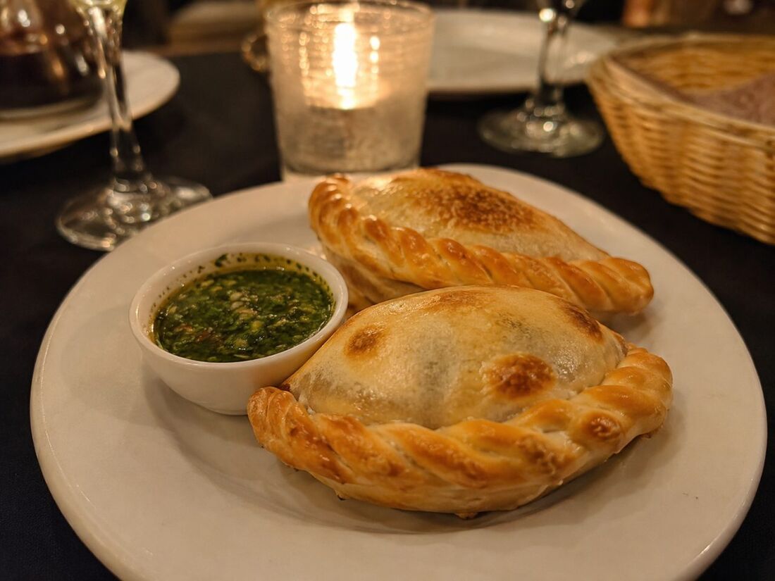 Beef empanadas with chimichurri