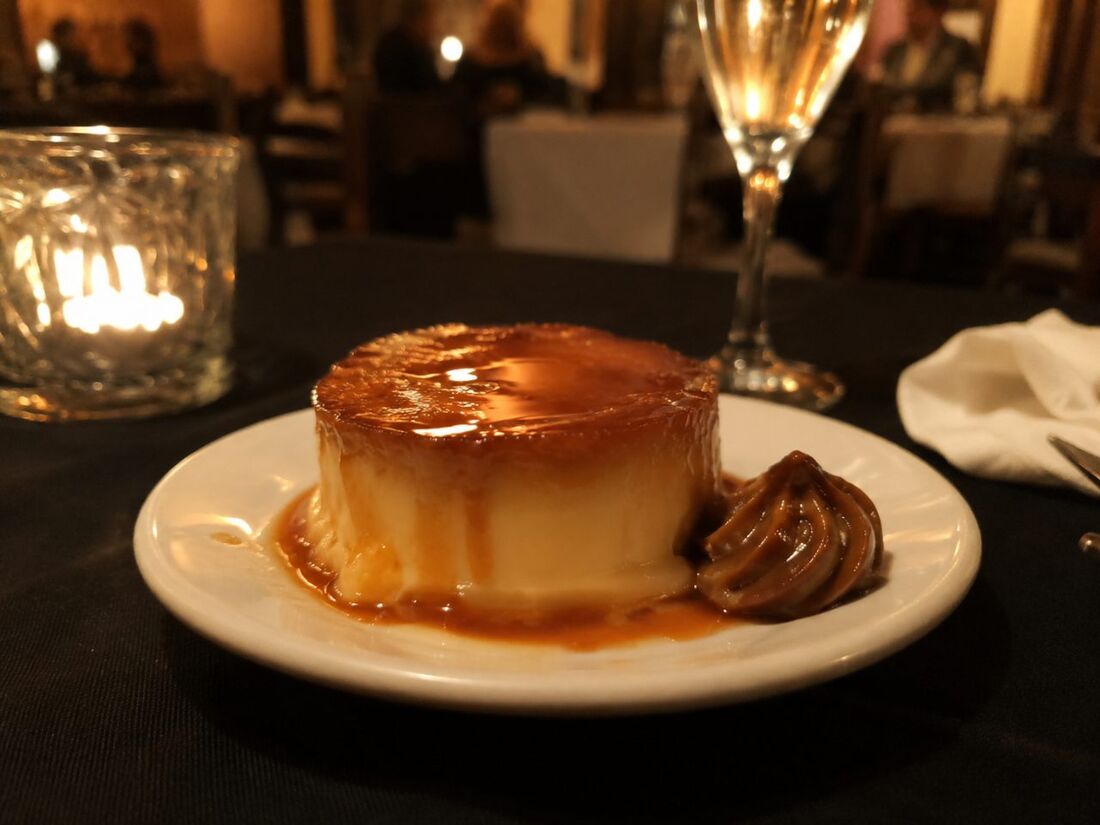 Homemade flan