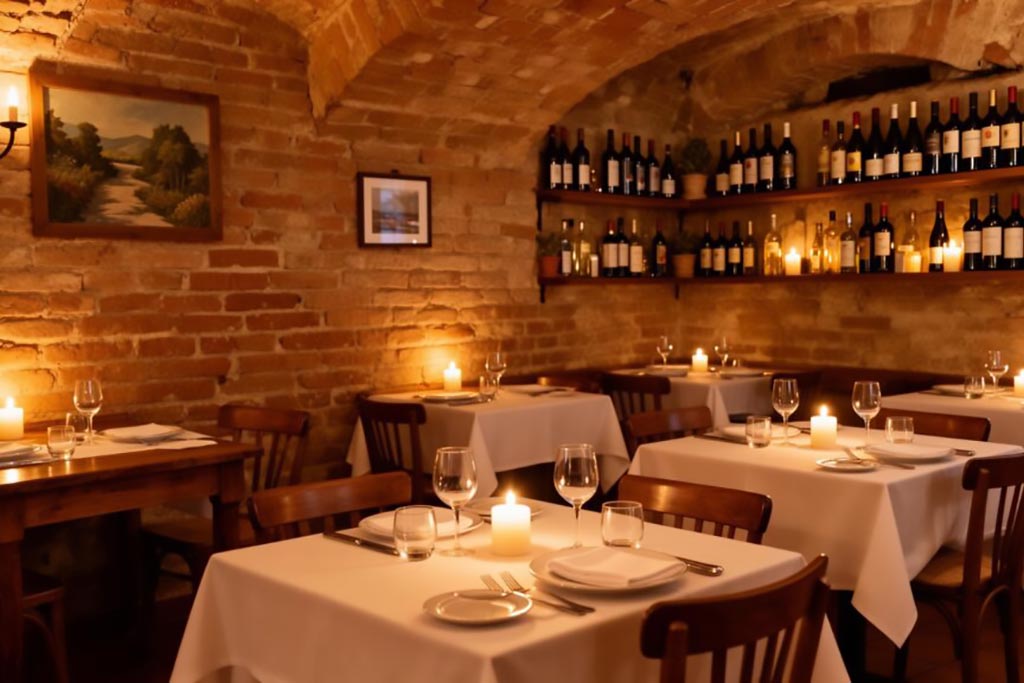 The Pasta Connection dining room